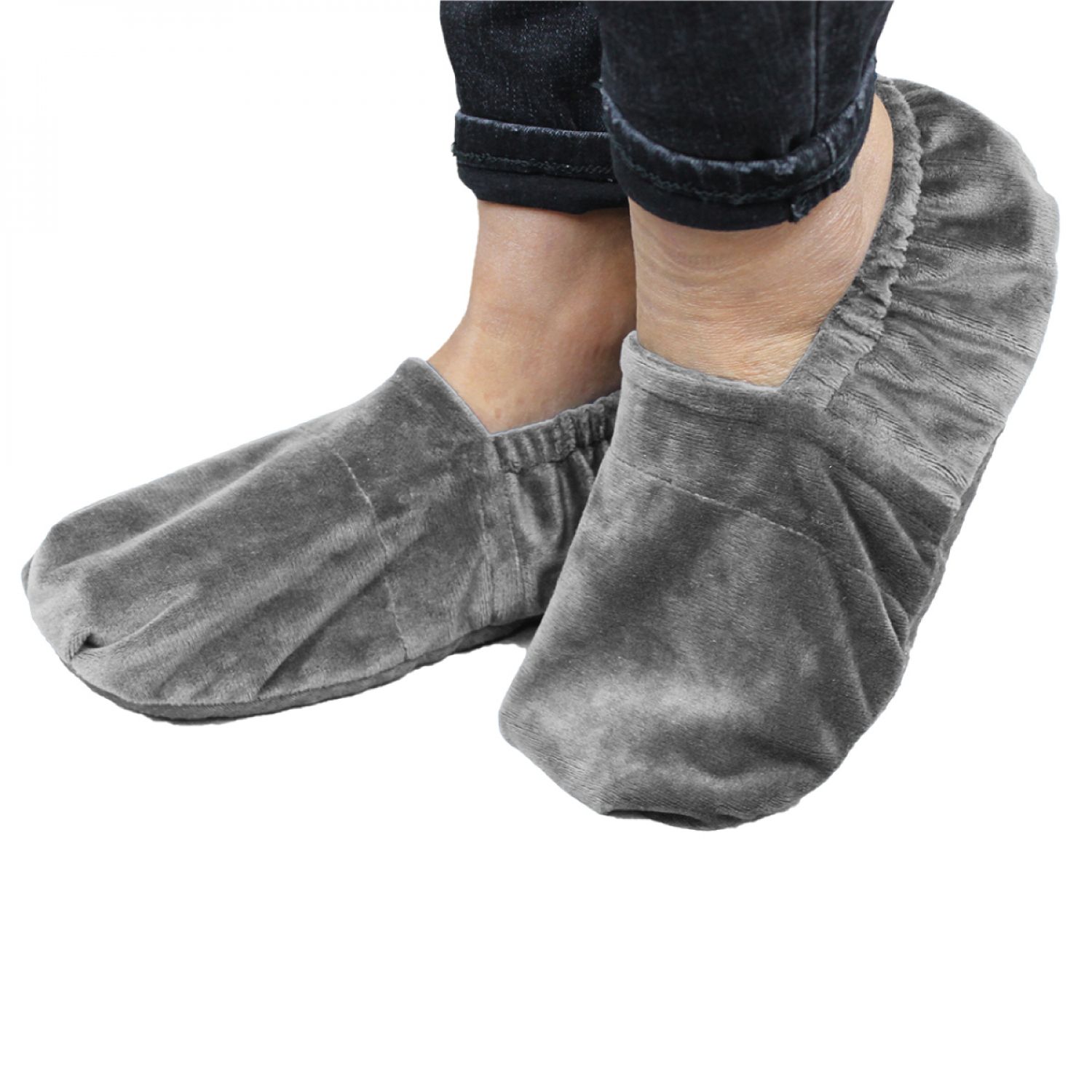 Chaussons chauffants universels taille 36 au 43 Gris Vivezen