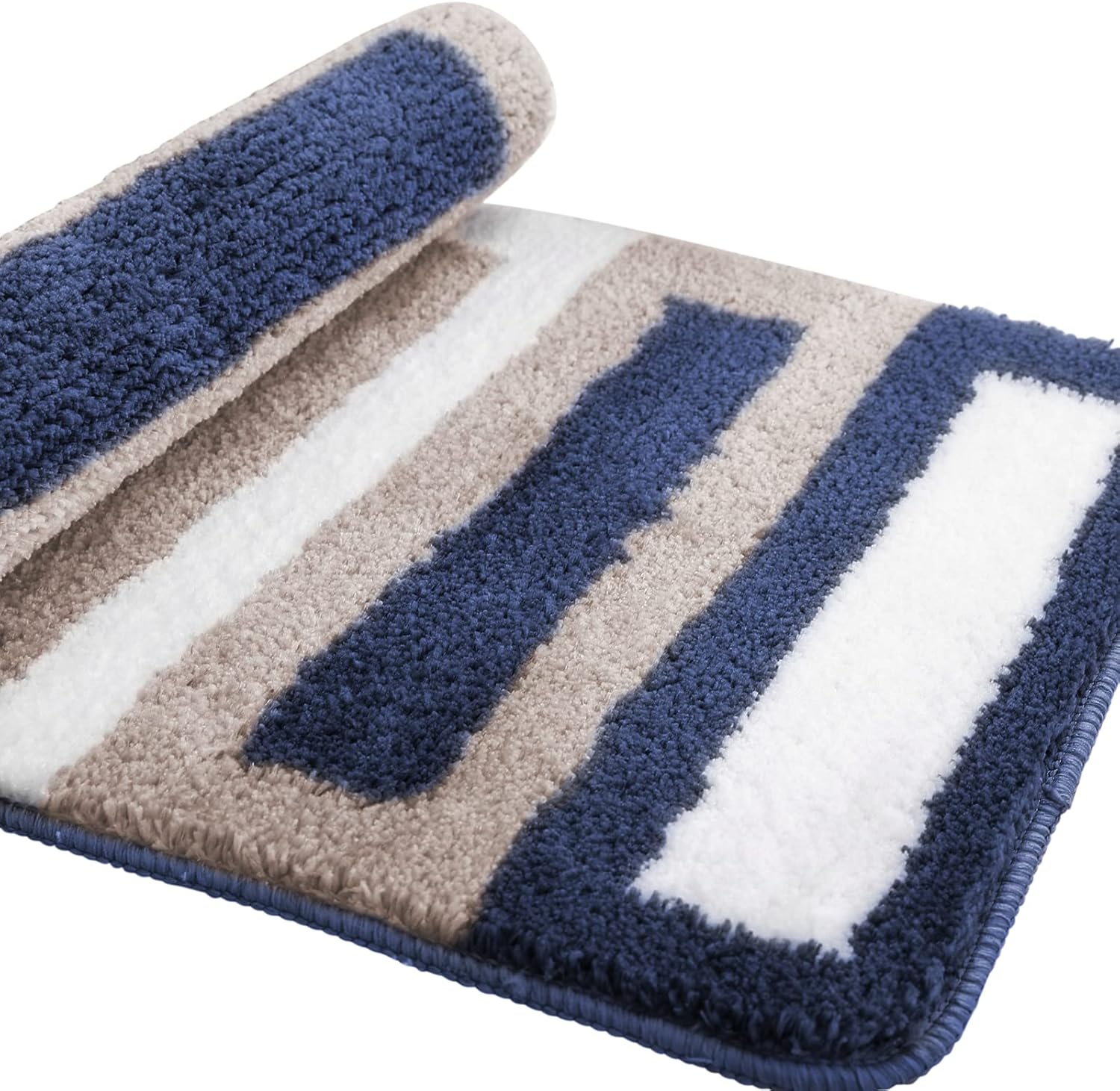 Mata antypoślizgowa do łazienki, mata kuchenna, miękka mata łazienkowa, miękka mata prysznicowa z mikrofibry, nadająca się do prania w pralce - 40 x