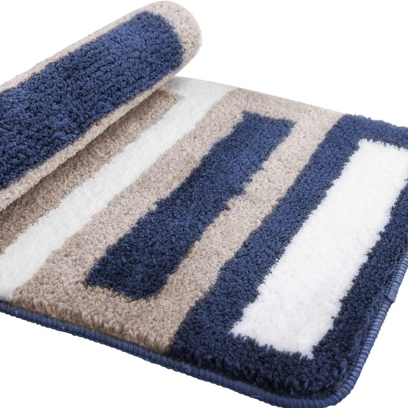 Mata antypoślizgowa do łazienki, mata kuchenna, miękka mata łazienkowa, miękka mata prysznicowa z mikrofibry, nadająca się do prania w pralce - 40 x