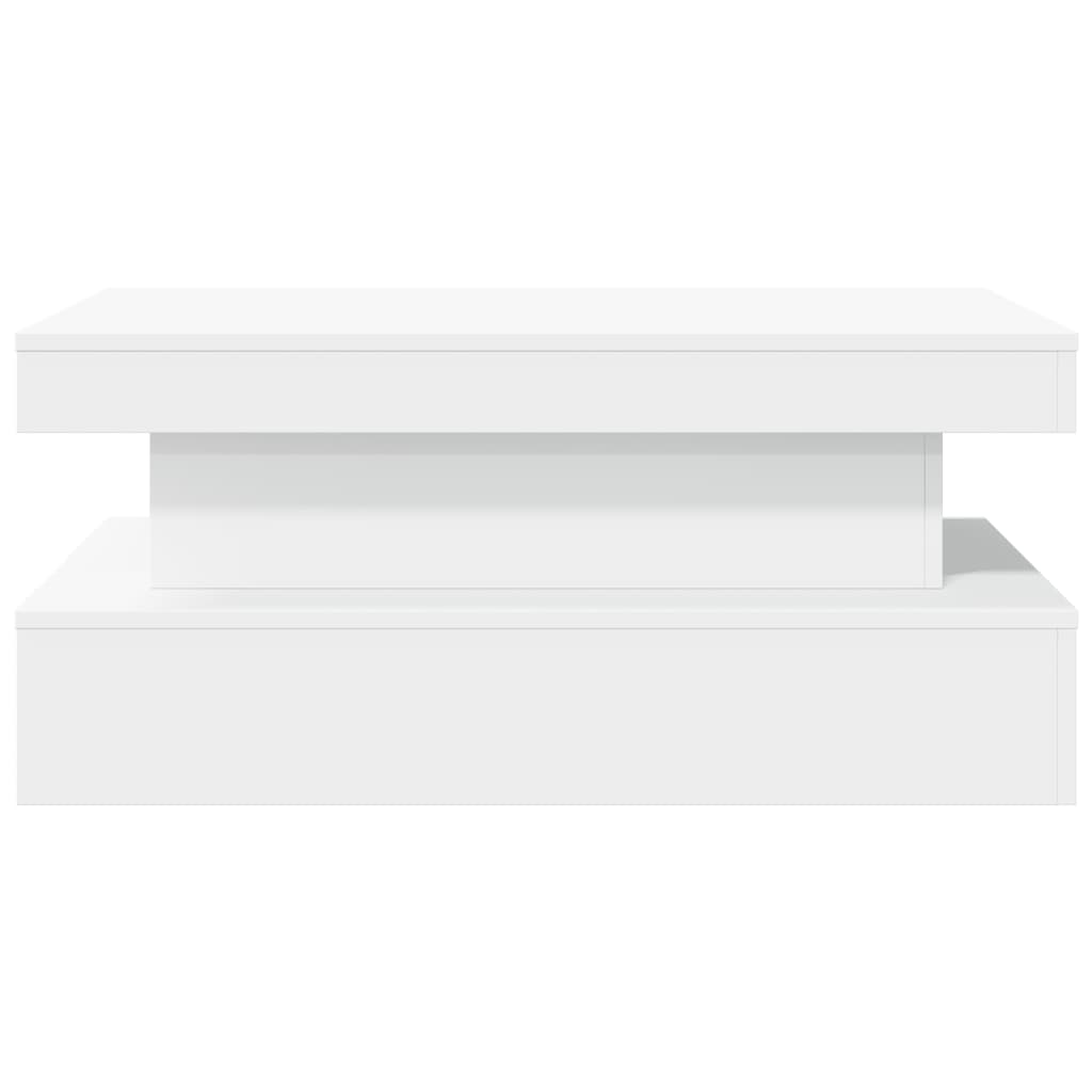 Maison Exclusive - Table basse avec lumières LED blanc 90x50x40 cm - 7