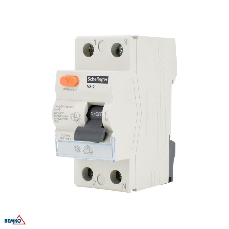Disjoncteur différentiel SCHELINGER 2P 63A 30mA Type A 10kA — free download