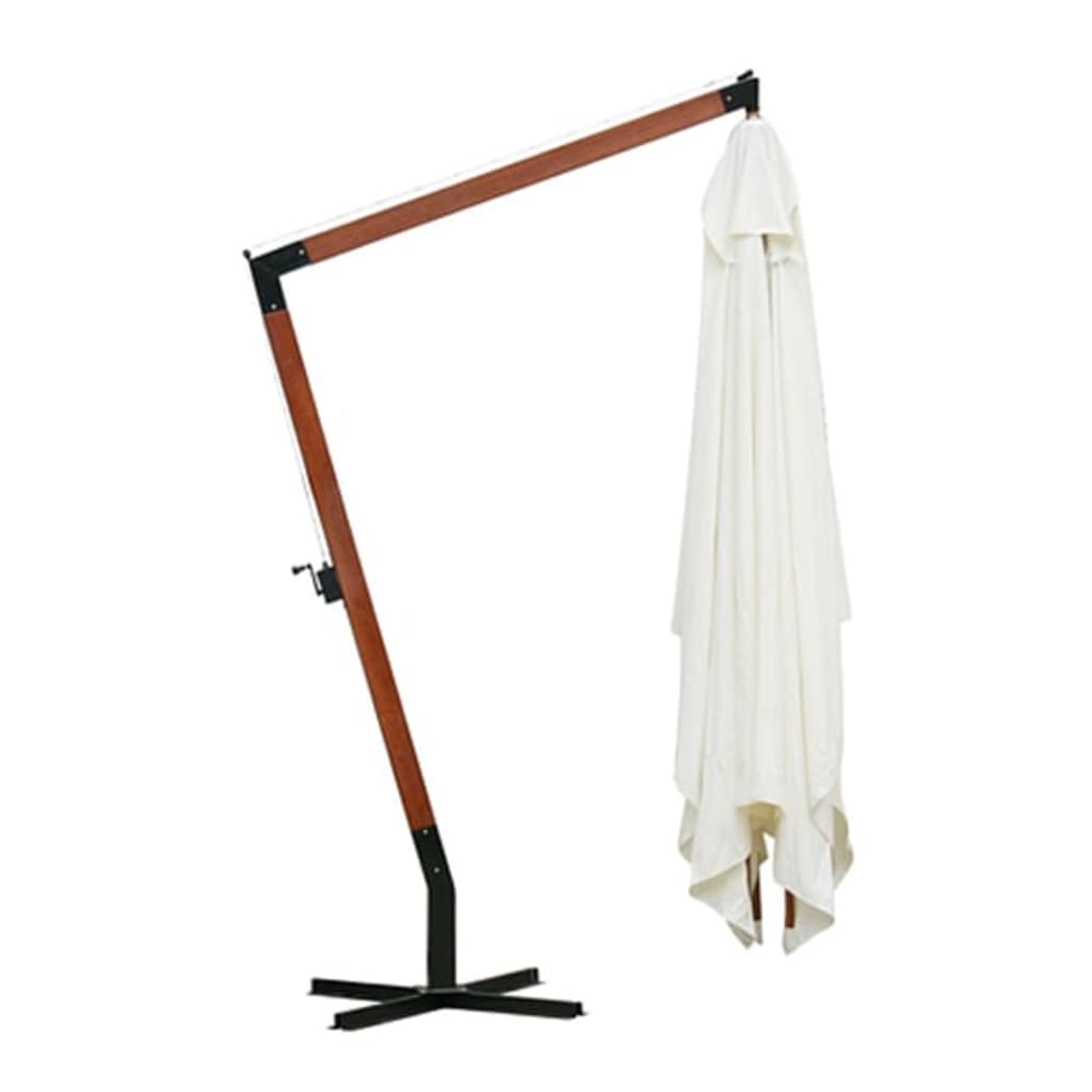 Parasol 300 x 400 cm Blanc vidaXL - 4