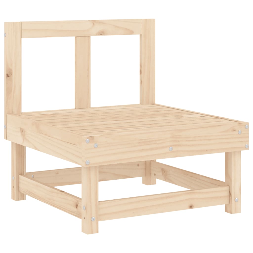 Maison Exclusive - Divano Centrale con Cuscini in Legno di Pino - 6