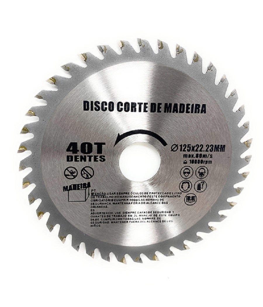 Lama Sega Circolare 125mm X 22mm - 24 Denti Per Taglio Legno Preciso - Foto 9