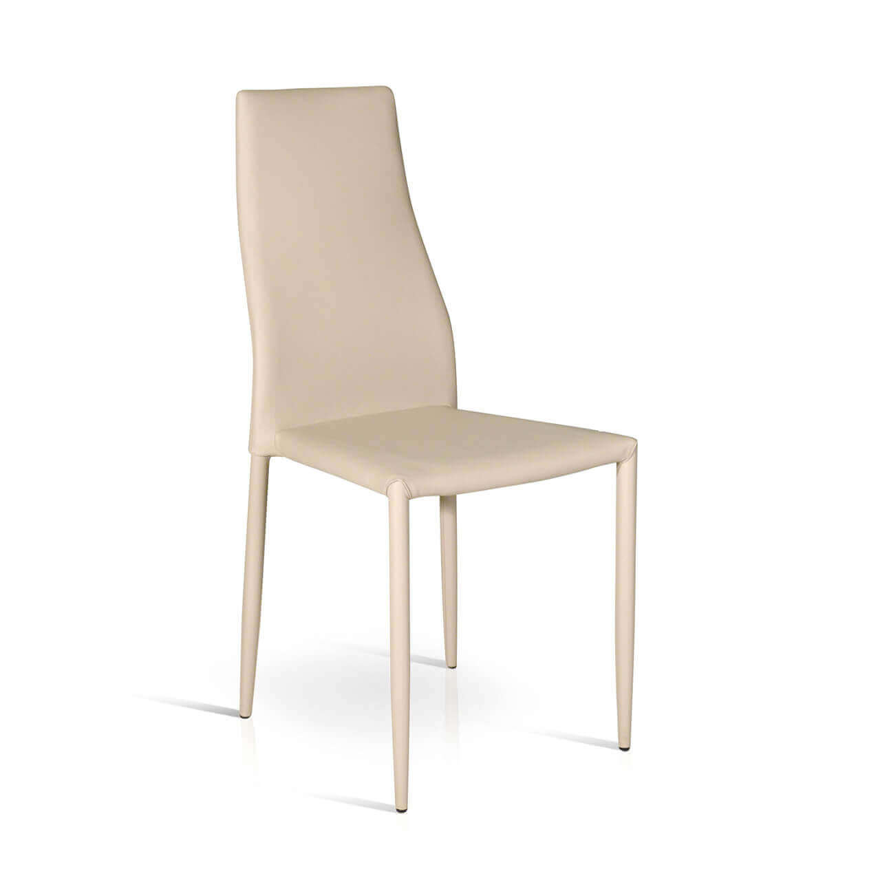 Sedia Moderna In Legno Con Seduta In Tessuto Tortora - Design Elegante Per Casa, Cucina, Sala Da Pranzo O Ristorante
