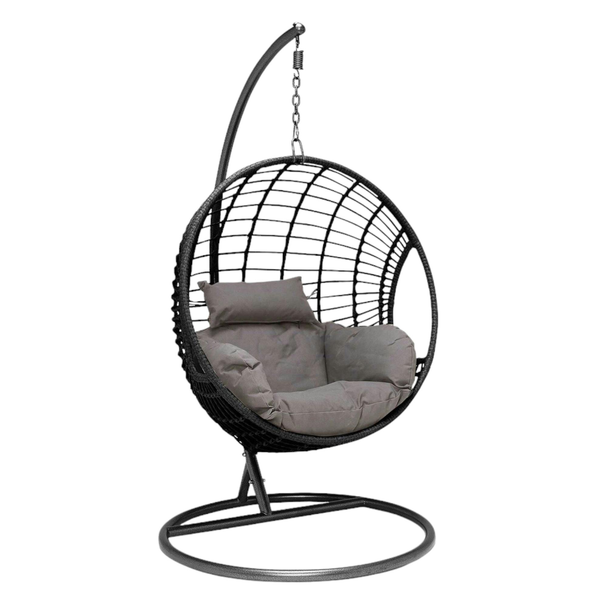 Fauteuil suspendu résine noire SOUTH BEACH - 8