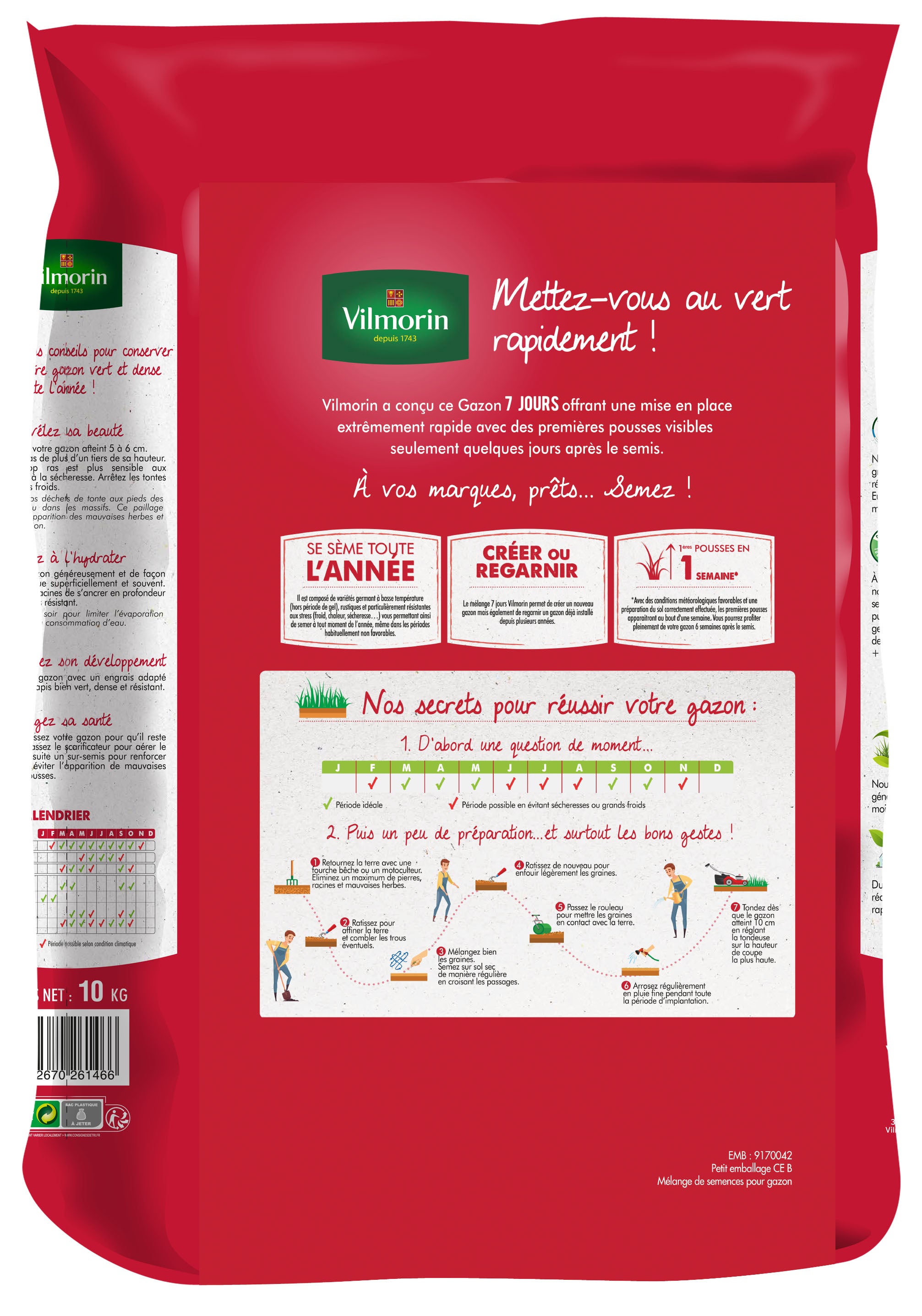 Gazon 7 jours - 10 kg - 2