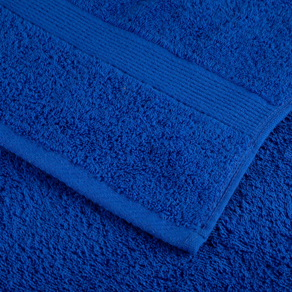 Asciugamani da bagno Premium SOLUND 10 pz Blu 100x150 cm 600 g/m² vidaXL - 5