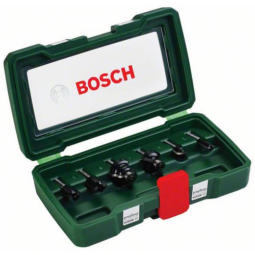 Zestaw 6 frezów z węglików spiekanych Bosch (trzpień 1/4") - 2607019462