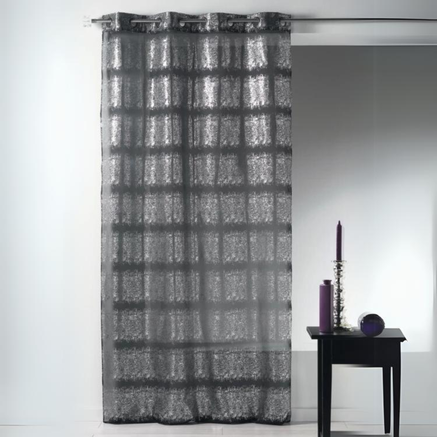 Rêne Et Col De Poitrine Baroque – Noir Et Argent – Cuir Brut – Neuf