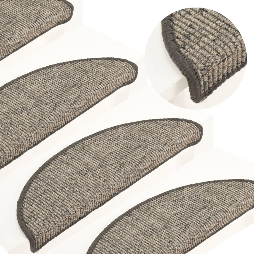 Tapis D'escalier Autocollants Noirs – Lot De 15, 56x17x3 Cm