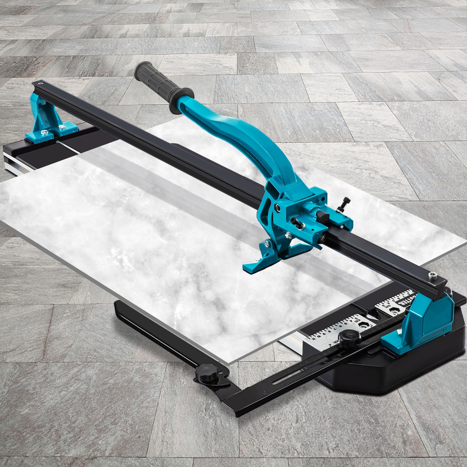 Cortador manual telha VEVOR 600 mm, cortador robusto telha da espessura 6-15 mm com posicionamento preciso do laser infravermelho para cortar cerâmica - 8