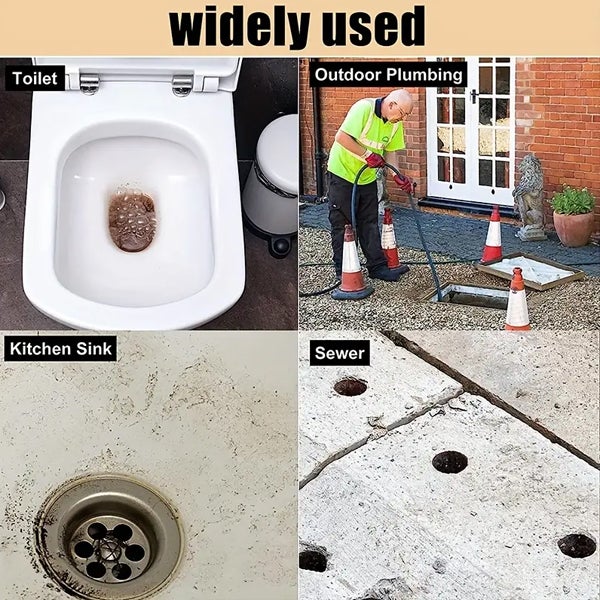 5 buses pointues, de type bouton, rotatives, pour nettoyeur haute pression pour le nettoyage et le débouchage des égouts - 5