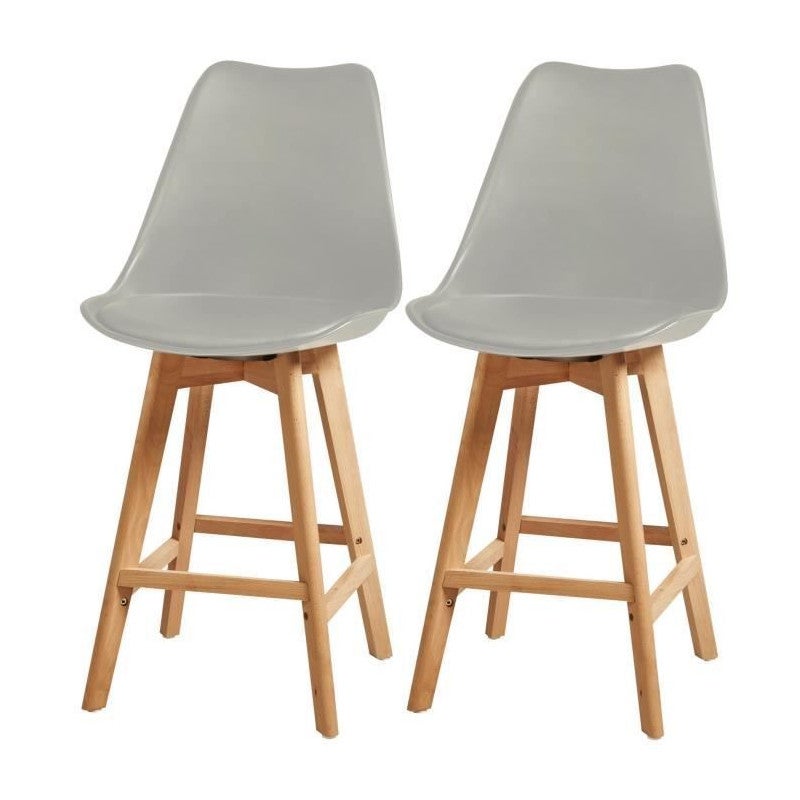 Ensemble de 2 tabourets de comptoir Trex Worldwide 203-990BK