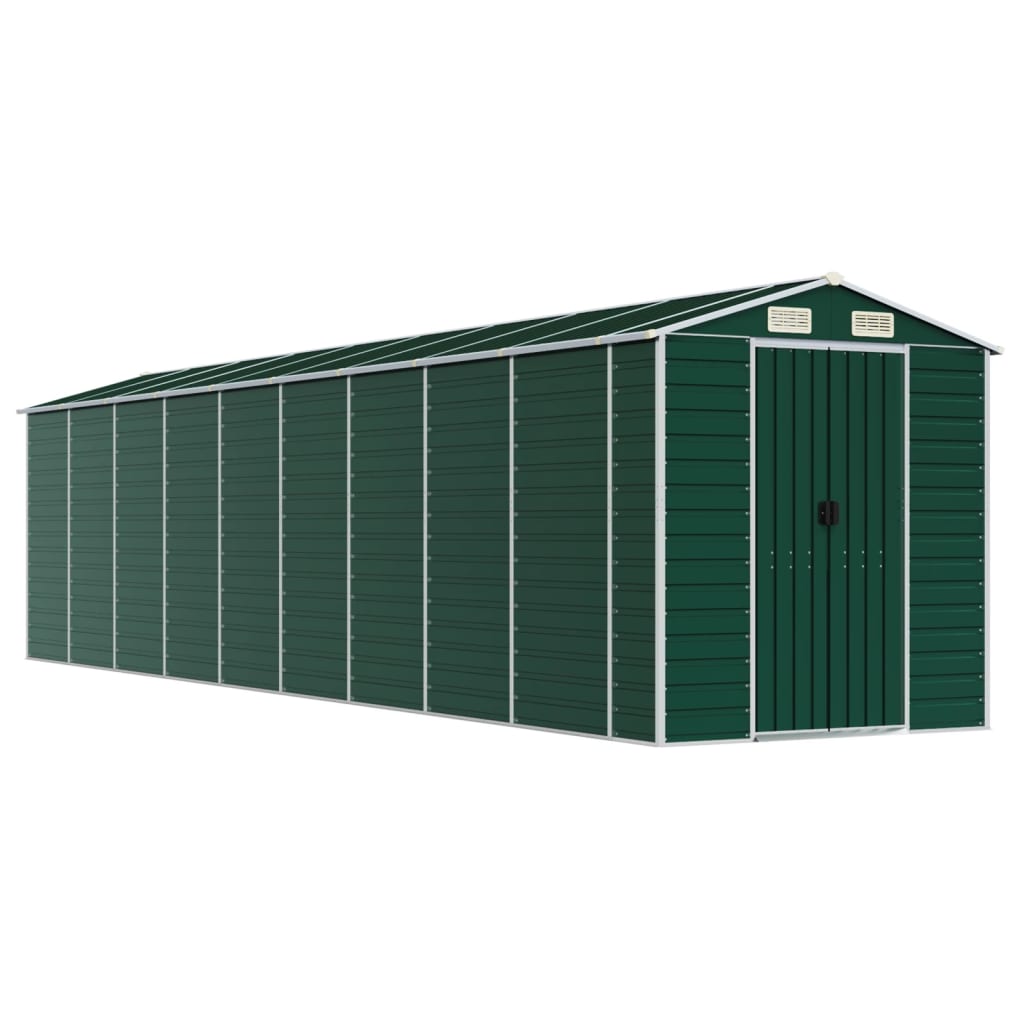 Maison Exclusive - Abri de jardin vert 191x810x198 cm acier galvanisé - 2