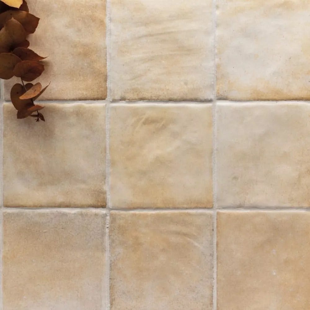 6m² Carrelage Mural Effet Zellige Beige Sable Mat SABBIA 10x10 cm Arena (0 ...