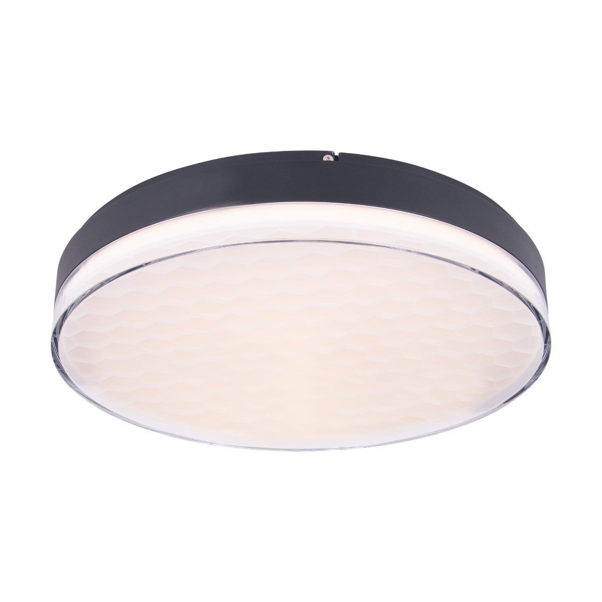 Plafon Sekko okrągły czarny LED 54W 3000K 4320lm wym: 8,6 x 48 cm IP20 aluminium Maxlight
