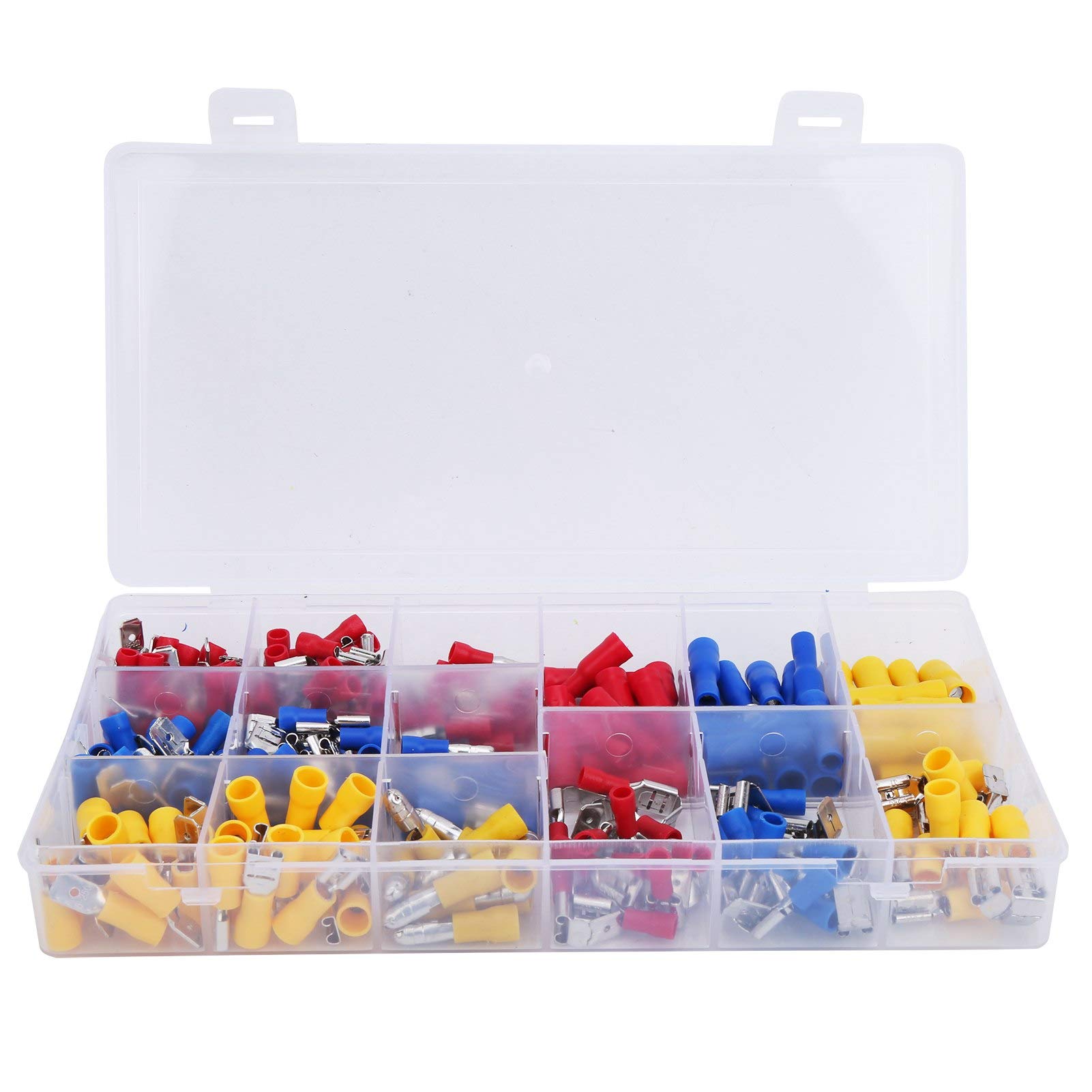 236 pezzi set di terminali a crimpare, blocco connettore tubo isolante, accessori per collegamento cavi - 6