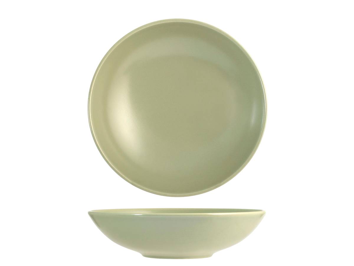 Lot De 6 Assiettes Creuses Carrées H&H Boston Osaka - Grès Stoneware Gris 17x17 Cm - Design Moderne Et élégant - 5