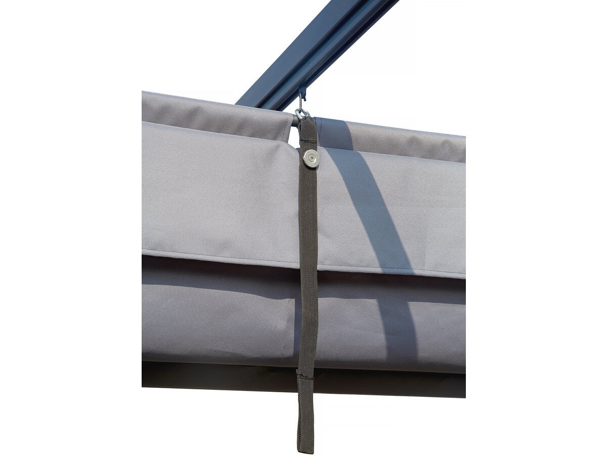 Pergola Gris en Métal 12 m² - 5