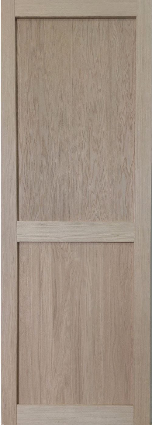 Porte Coulissante Atelier 2 Panneaux Chene H204 X L83 Gd Menuiseries ...