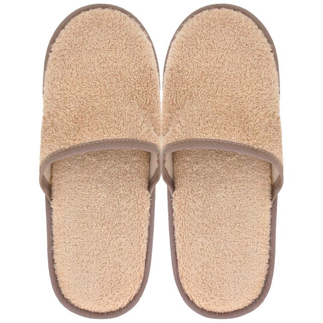 Chaussons de bain PURE Marron Sable taille Large L du 41 au 43