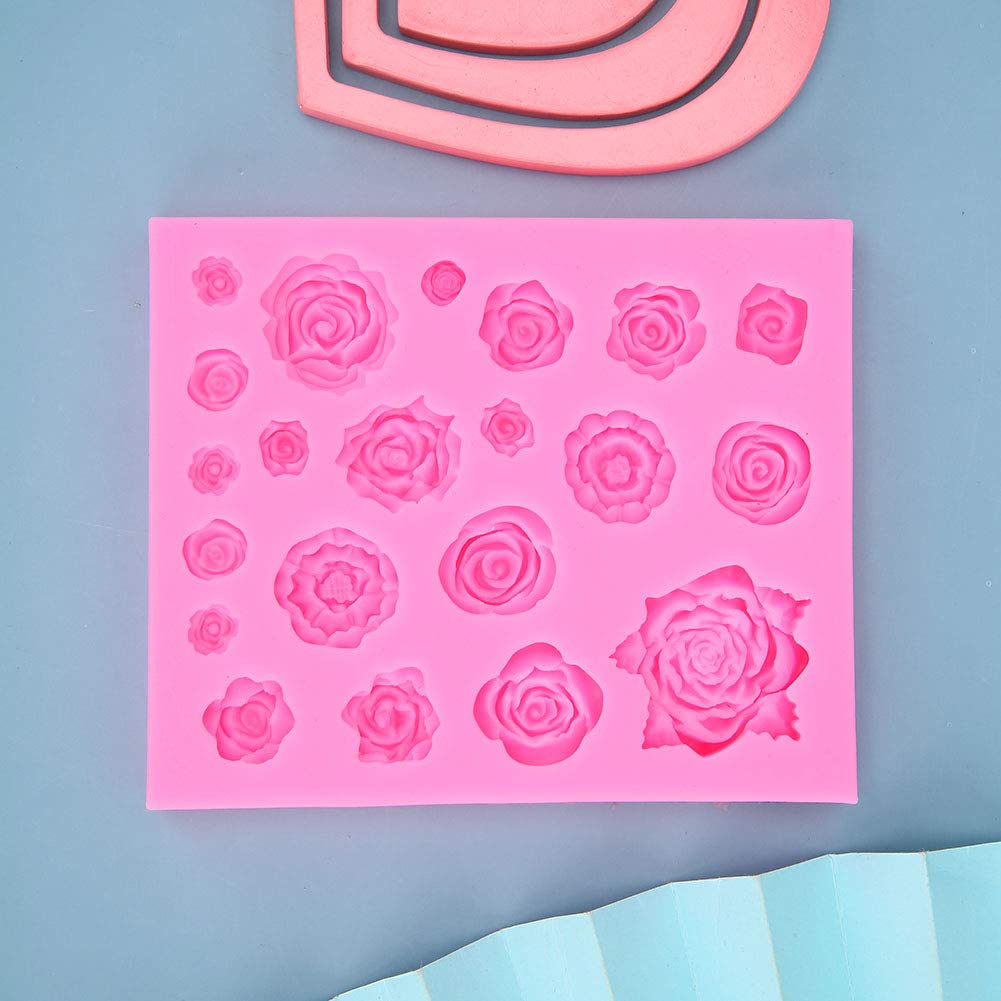 Stampo in silicone a forma di fiore 3D forma di fiore di rosa