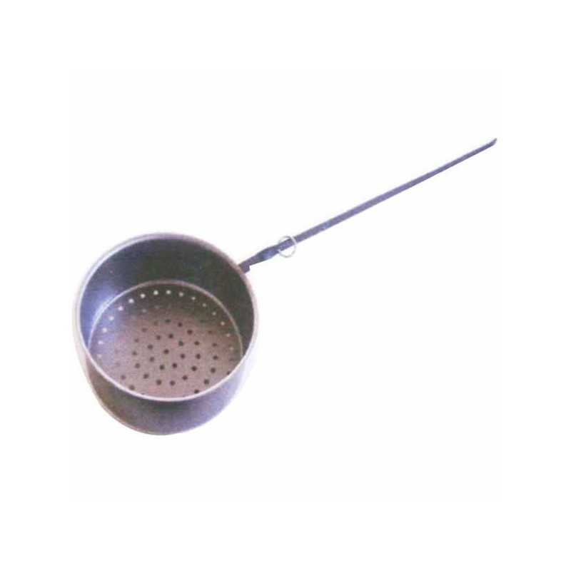 ANCIENNE POELE EN cuivre manche en fer forgé french antique copper
