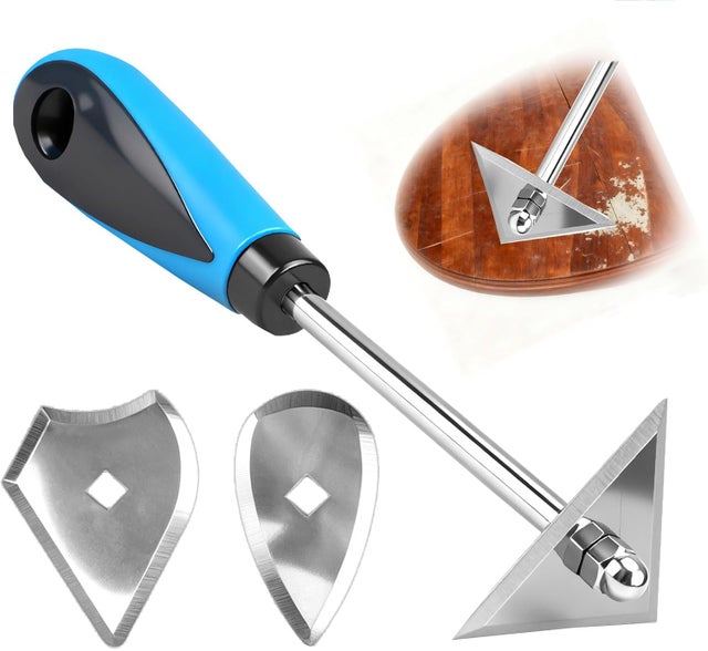 Kit De Nettoyage Avec Embouts Interchangeables (Triangle + Combiné + Cœur), Set Multi-Formes Pour Bois, Peinture Et Résidus, Outil De Préparation De