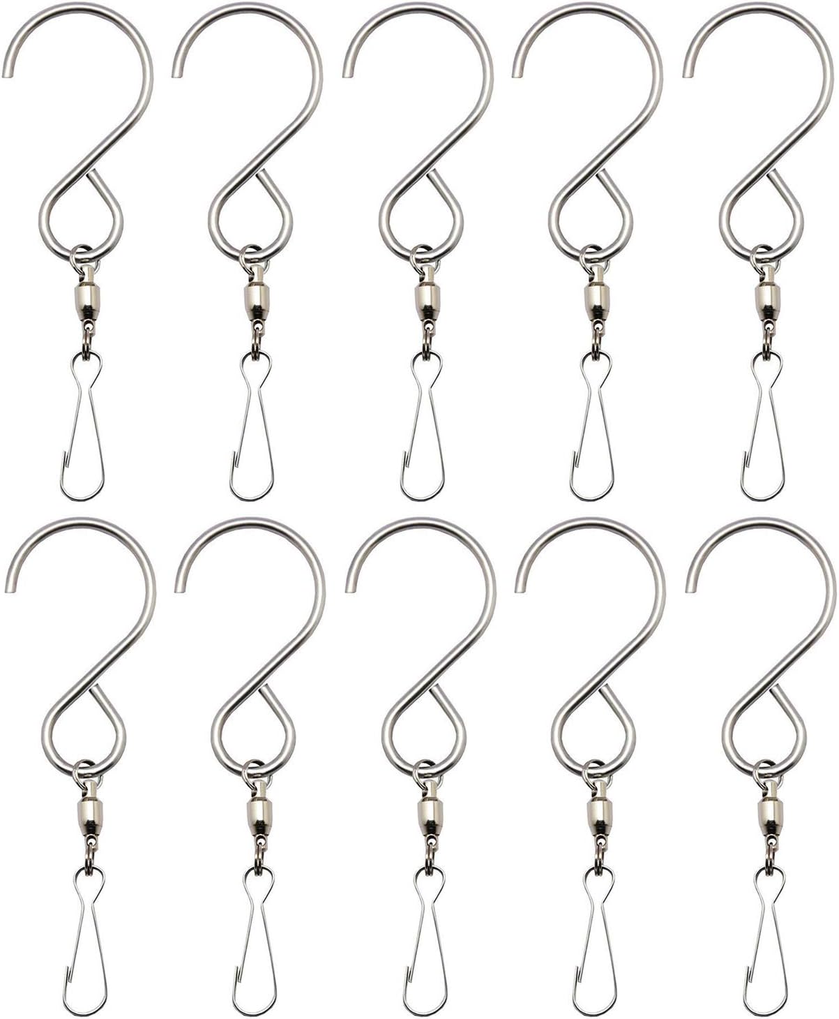 Lot De 2 Boulons Oculaires Pivotants Vintage - Crochets De Harnais En Cuir - Neuf (vieux Stock)