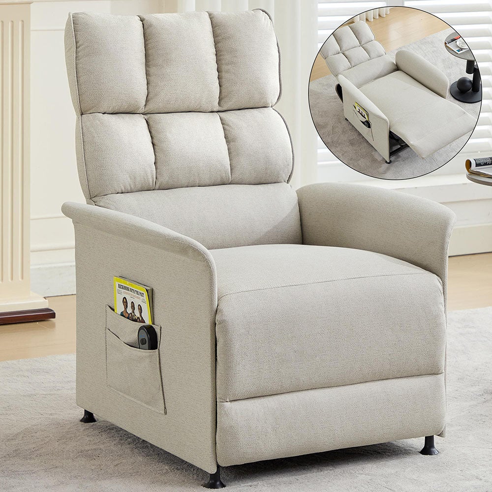 Fauteuil David électrique releveur 2 moteurs inclinable 2 Roues lit relax élévateur déformable assis CE médical Noir cuir