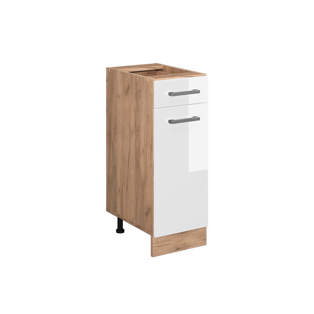 Kitchenette Cuisine en angle Cuisine intégrée R-Line blanc sonoma Vicco Kitchenette Cuisine en angle Cuisine intégrée R-Line blanc sonoma Vicco