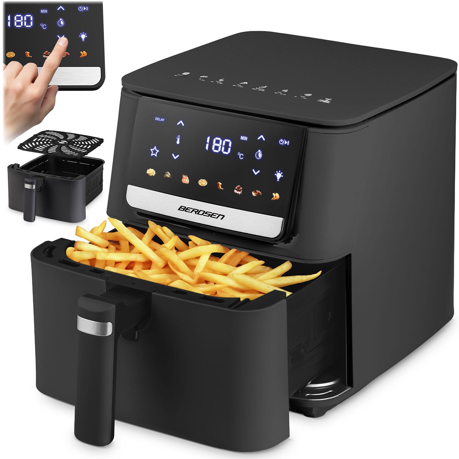 Frytkownica beztłuszczowa Berdsen BD-662 Air Fryer 6,5l 1700W