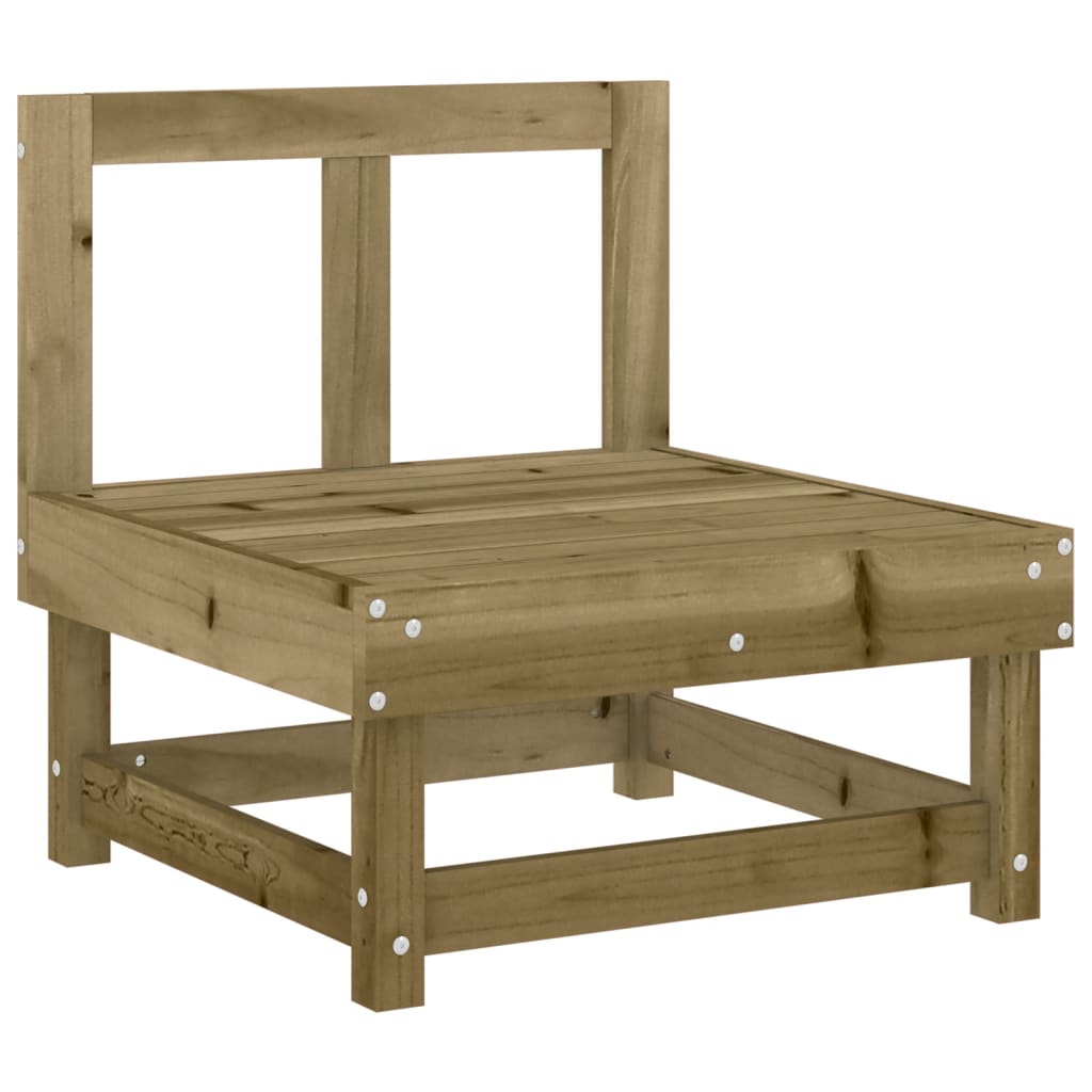 Maison Exclusive - Divano Centrale con Cuscini in Legno Impregnato di Pino - 6