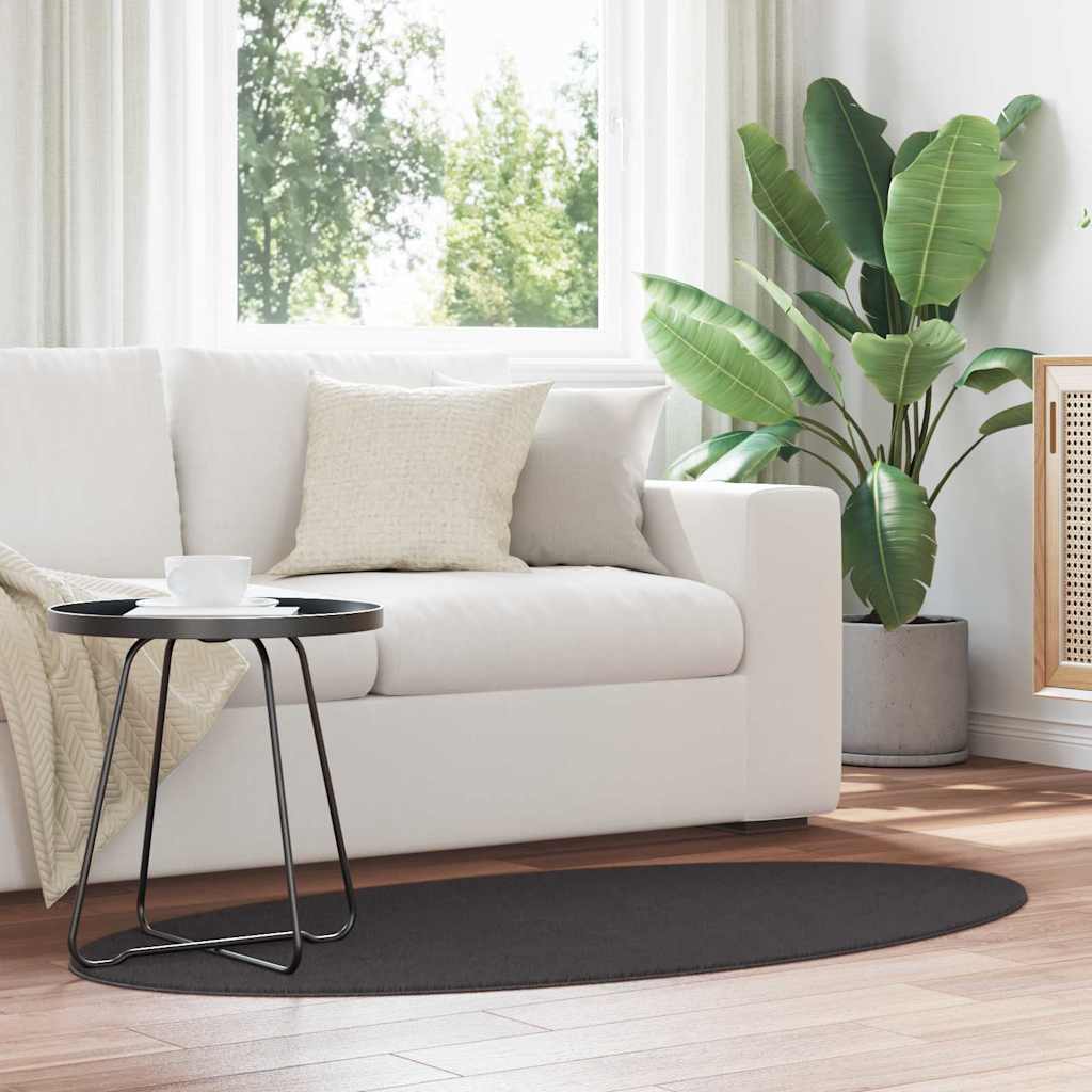 Dywan HUARTE Antracyt 150 x 80 cm 100% poliester vidaXL