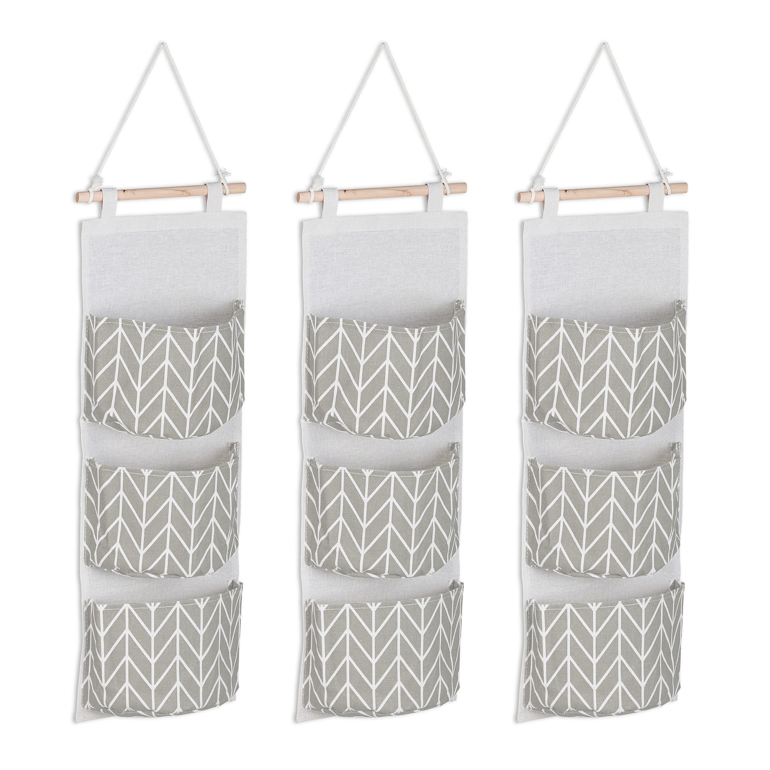 Organizer Da Appendere Per Porta - 2 Pezzi, 125x55cm, 10 Tasche In Rete, Per Camera E Bagno - Foto 6