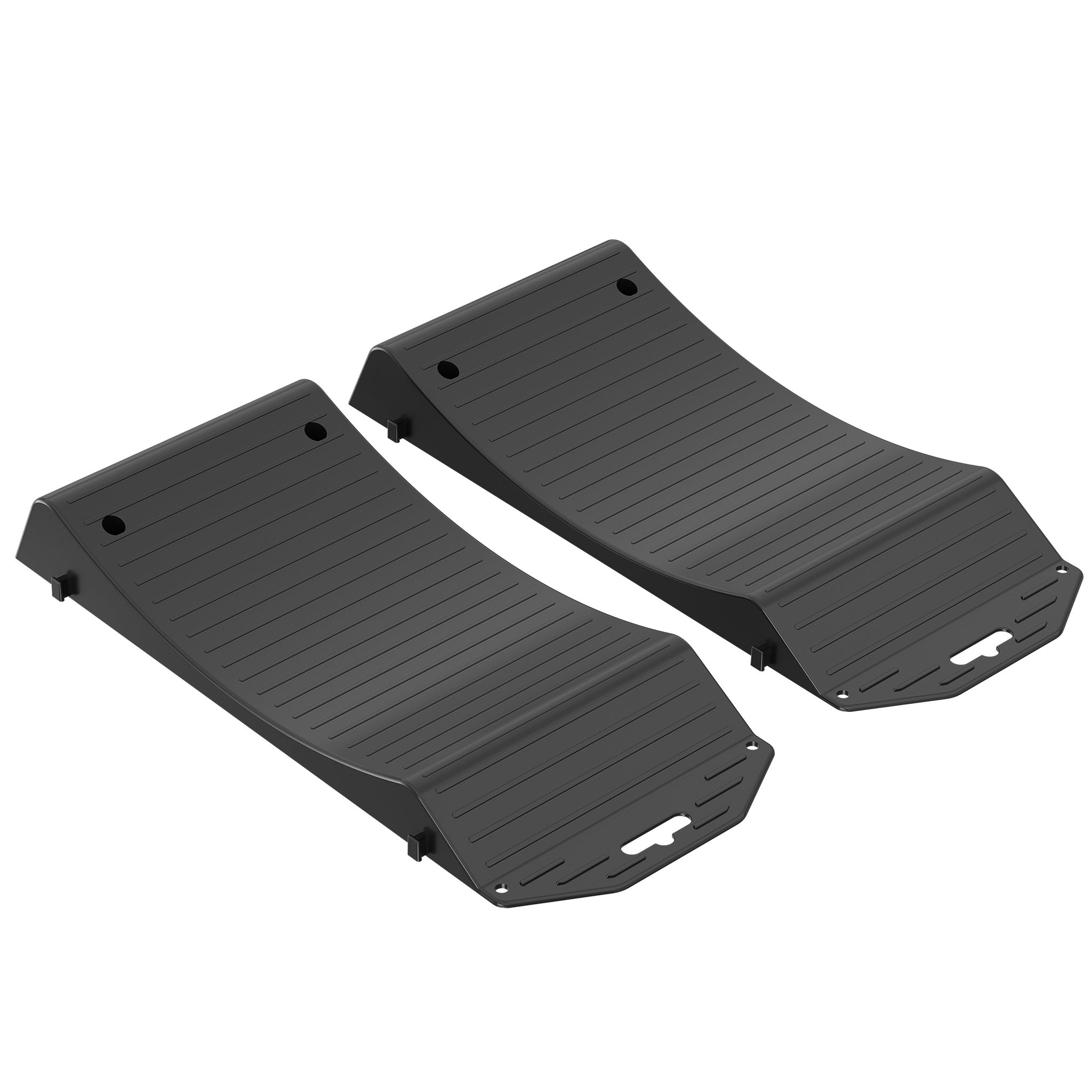 Cales De Niveau WilTec Lot De 2 - 3 Hauteurs 40/70/100mm Pour Camping-Car, Caravane, Voiture - Capacité 3 Tonnes