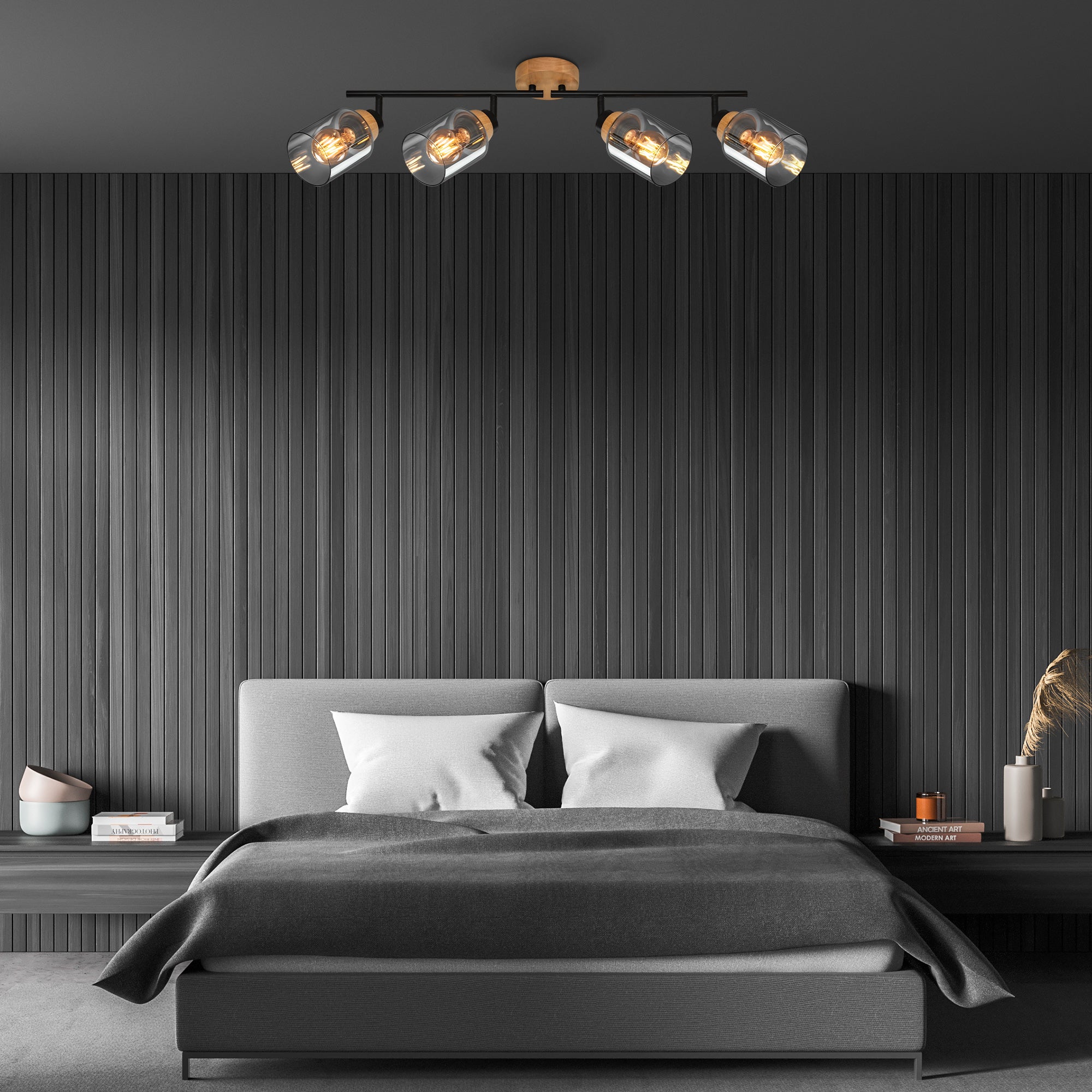 BRILONER - Faretto - HEMA - Orientabile, Attacco E27, Vetro fumè, Sorgente luminosa non inclusa - 5