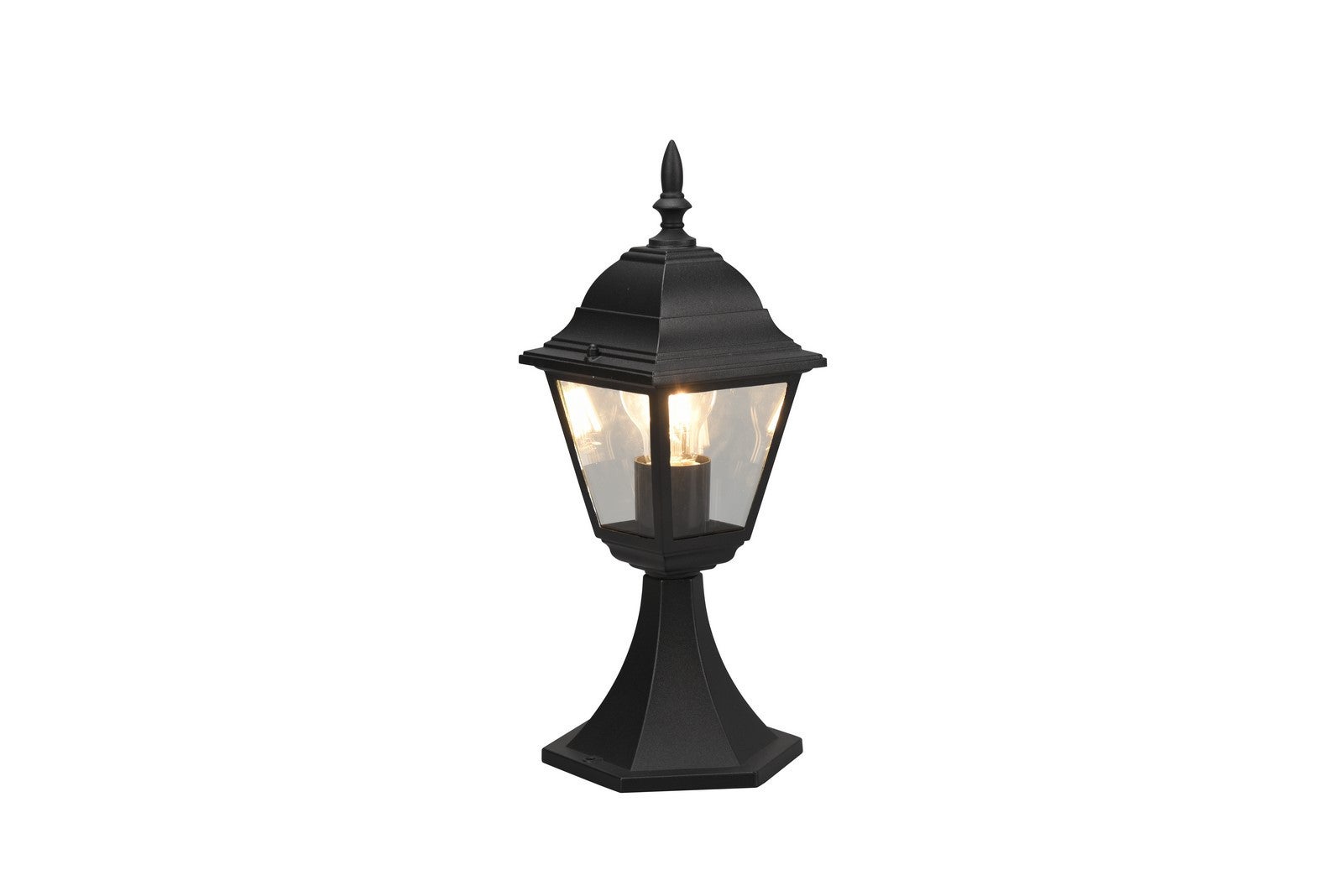 Lampa ogrodowa stojąca Livenza czarna 1xE27x60W IP44 wym: 39,5 x 17 x 17 cm aluminium Trio