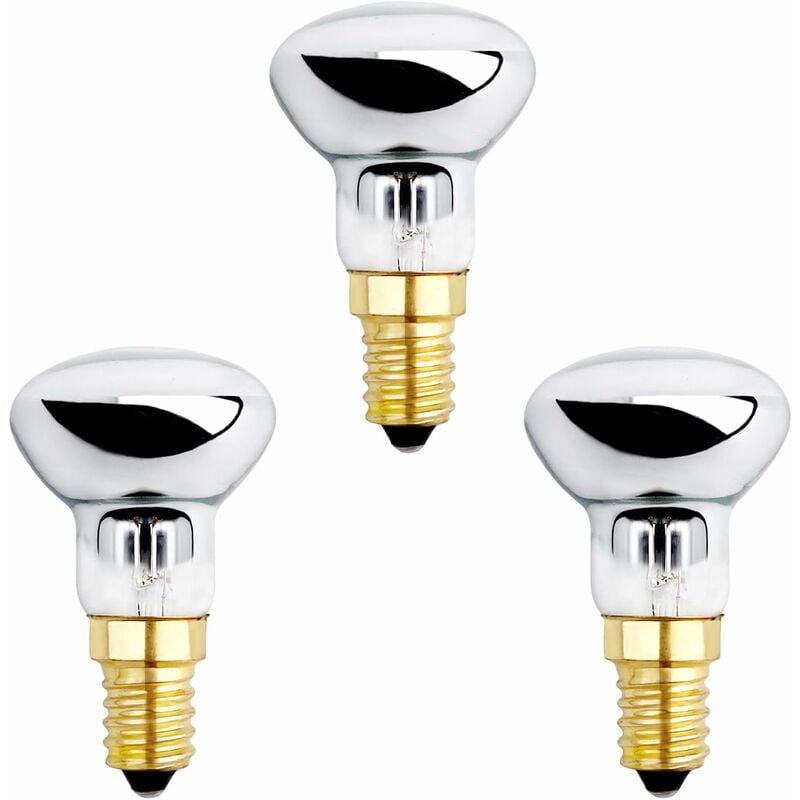 🌈 Bombillas R39 E14 30W Regulables Para Lámpara De Lava – Luz Cálida 2700K, 300LM, Pack De 3 (AC 230V, SES)