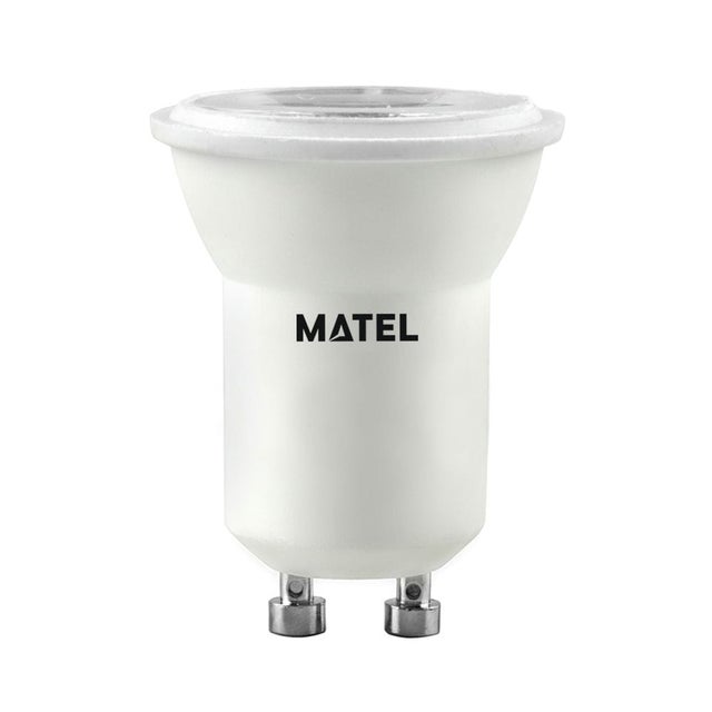 Ampoule LED gu10 3w en matel dichroïque chaud