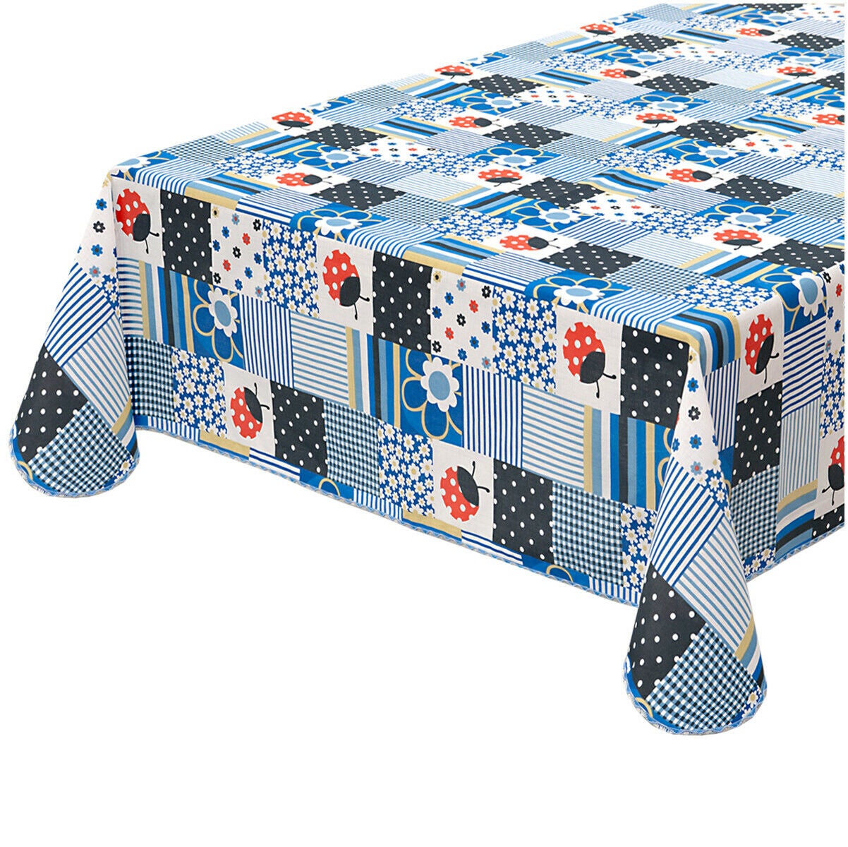 Nappe Ovale Imperméable 135x180 Cm - Motif Optique Laissé - Choix De Couleurs - Neuf Avec étiquettes