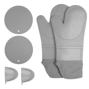 Presine Cucina Set Di 4 Guanti Da Forno OUTDOUSE - Resistente Al Calore Per Cucina E Grigliata, Con Presine Presine Forno - 7