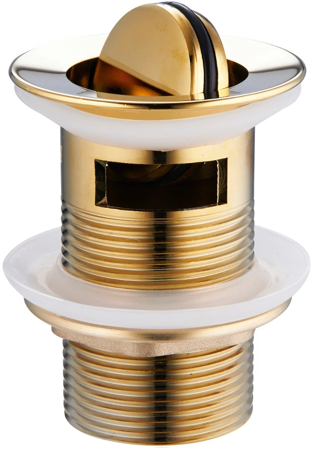 Mexen bouchon rotatif clic-clack avec trop-plein, Or - 79923-50