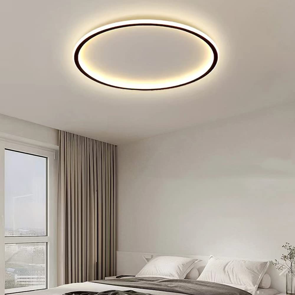 Lámpara de techo moderna,lámpara de techo LED redonda,tres temperaturas de color y brillo ajustable de forma continua,para dormitorio y comedor (40CM) - 6