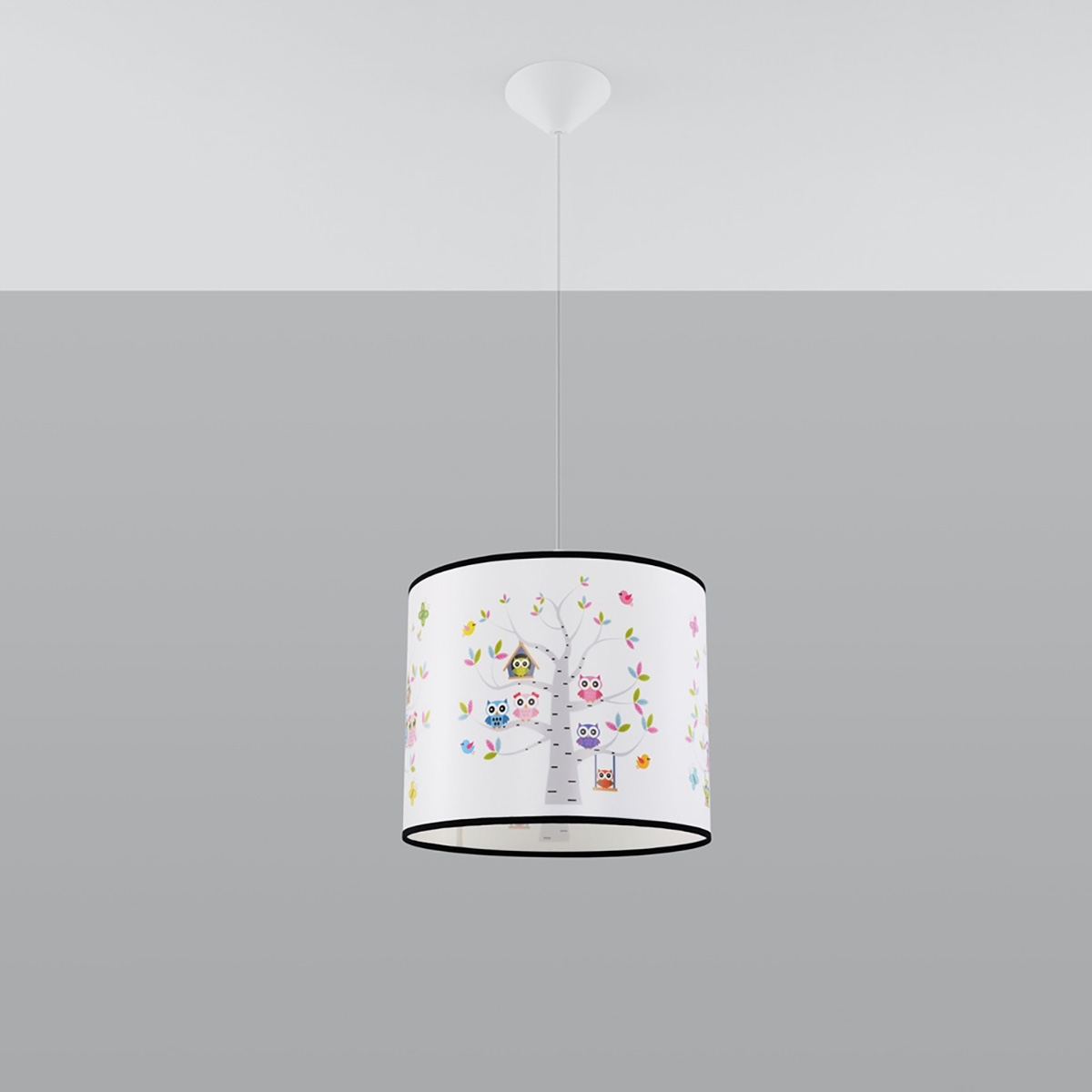 Lampa wisząca GUFO 40 LED 4000K - 40x40x82cm Sollux