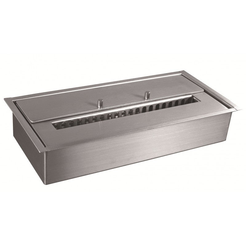 Quemador insertable de doble capa de 4,5 l con fibra de seguridad y supresor de llama – para chimeneas de bioetanol – tecno air system