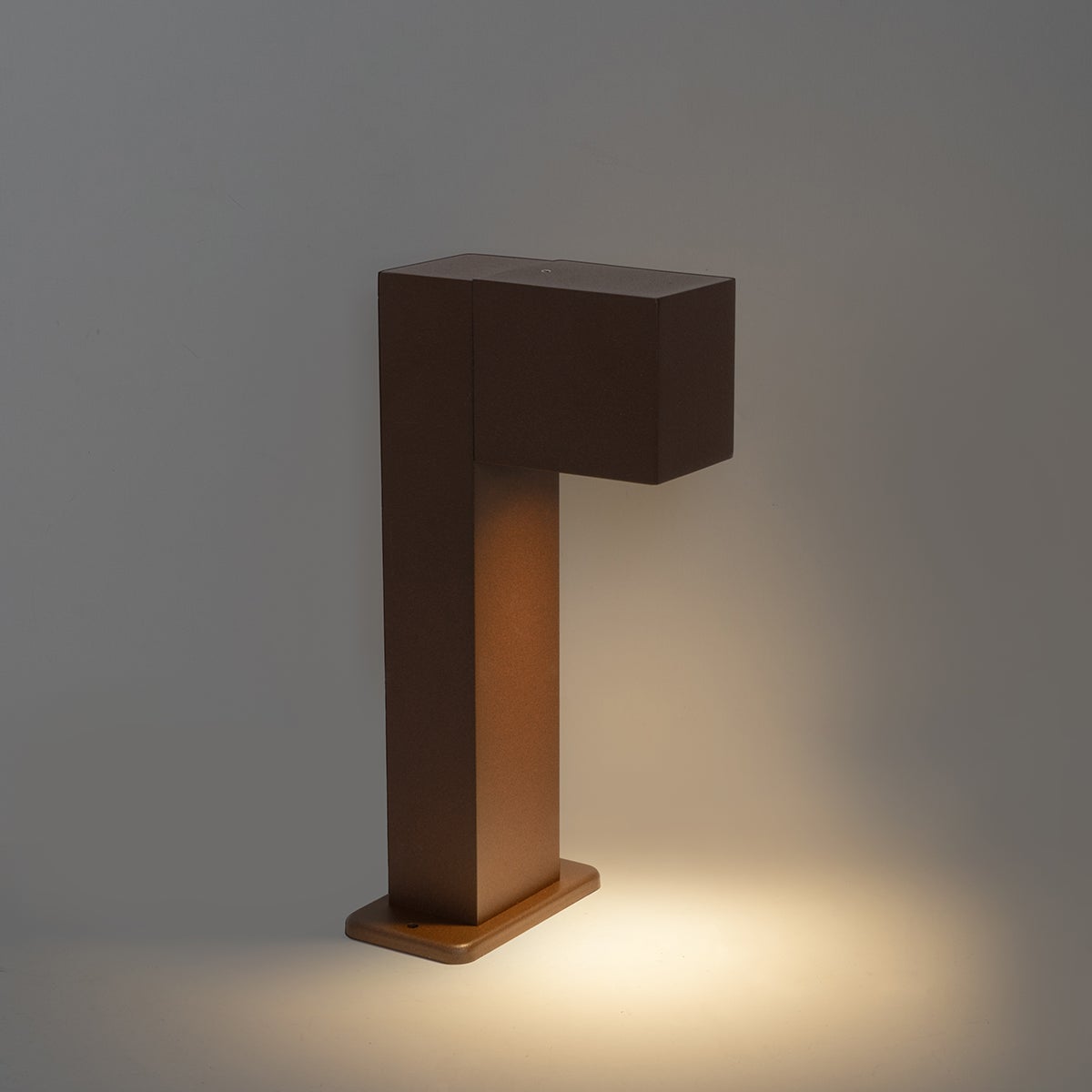 Farola de exterior industrial marrón óxido 30 cm IP44 - Baleno - 9