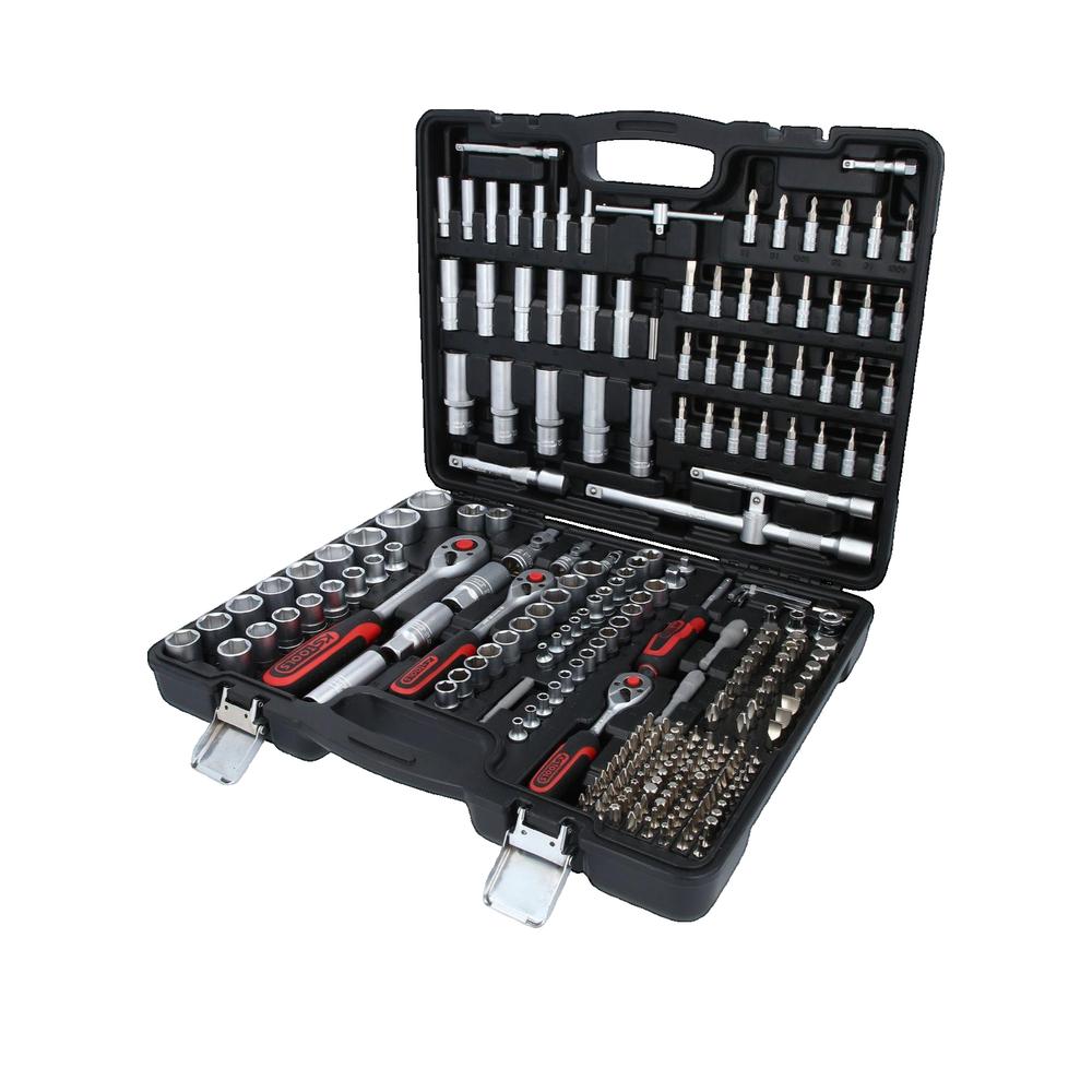 Zestaw kluczy nasadowych KS Tools 255 sztuk Stal chromowo-wanadowa plastikowa walizka