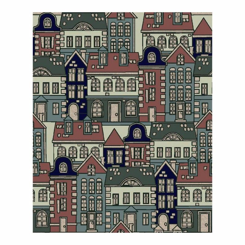 Mantel things home trade town 140 cm x 25 m algodón y poliéster